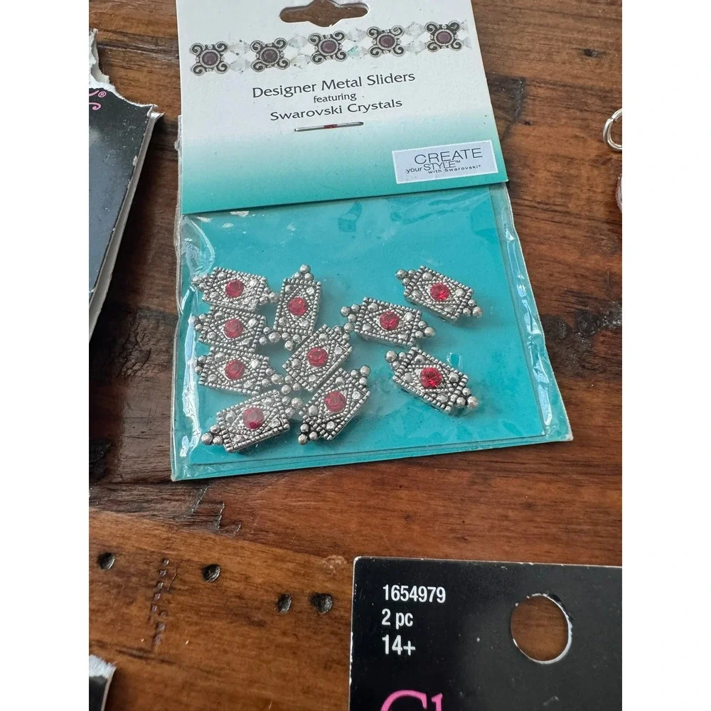 Charm Me‎ Swarovski Crystal Jewelry Making Charms and Keychain Bundle Lot